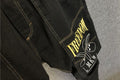 Monkey Head Embroidered Denim Style Japanese Pants - 36