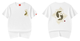 Embroidered Twin Koi Japanese T Shirt - XL