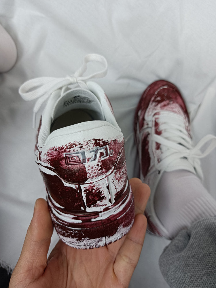 Messy Gradient Japanese Shoes - 35