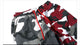 Color Contrast Camouflage Japanese Pants - Large