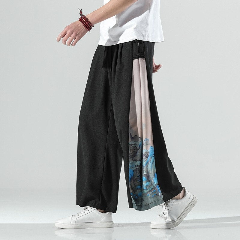 Wide Leg Style Japanese Pants - 2XL