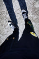 Embroidered Emerald Dragon Japanese Harem Pants - XL