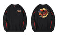 Tiger Embroidered Japanese Sweatshirt - Large
