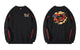 Tiger Embroidered Japanese Sweatshirt - Large