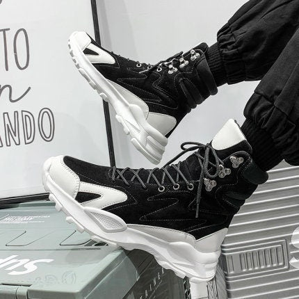 High Cut Retro Style Japanese Shoes - 40