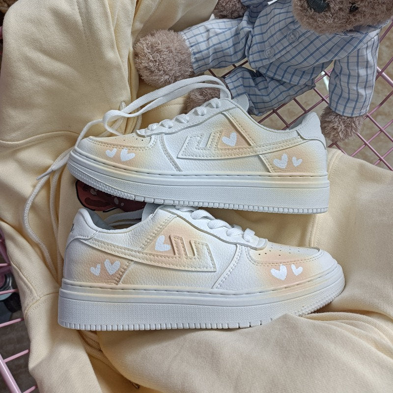 Messy Gradient Japanese Shoes - 35