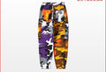 Color Contrast Camouflage Japanese Pants - XL