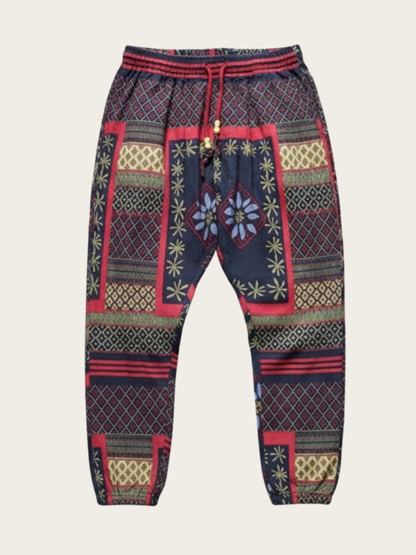 Men's Vintage Bohemian Printed – Drop-Crotch