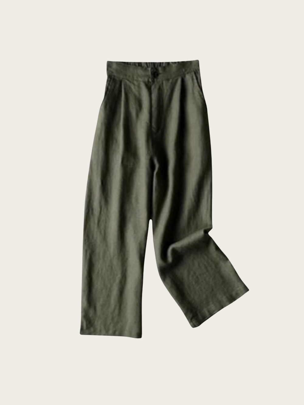 Linen Wide-Leg Trousers – Modern Minimalist Streetwear