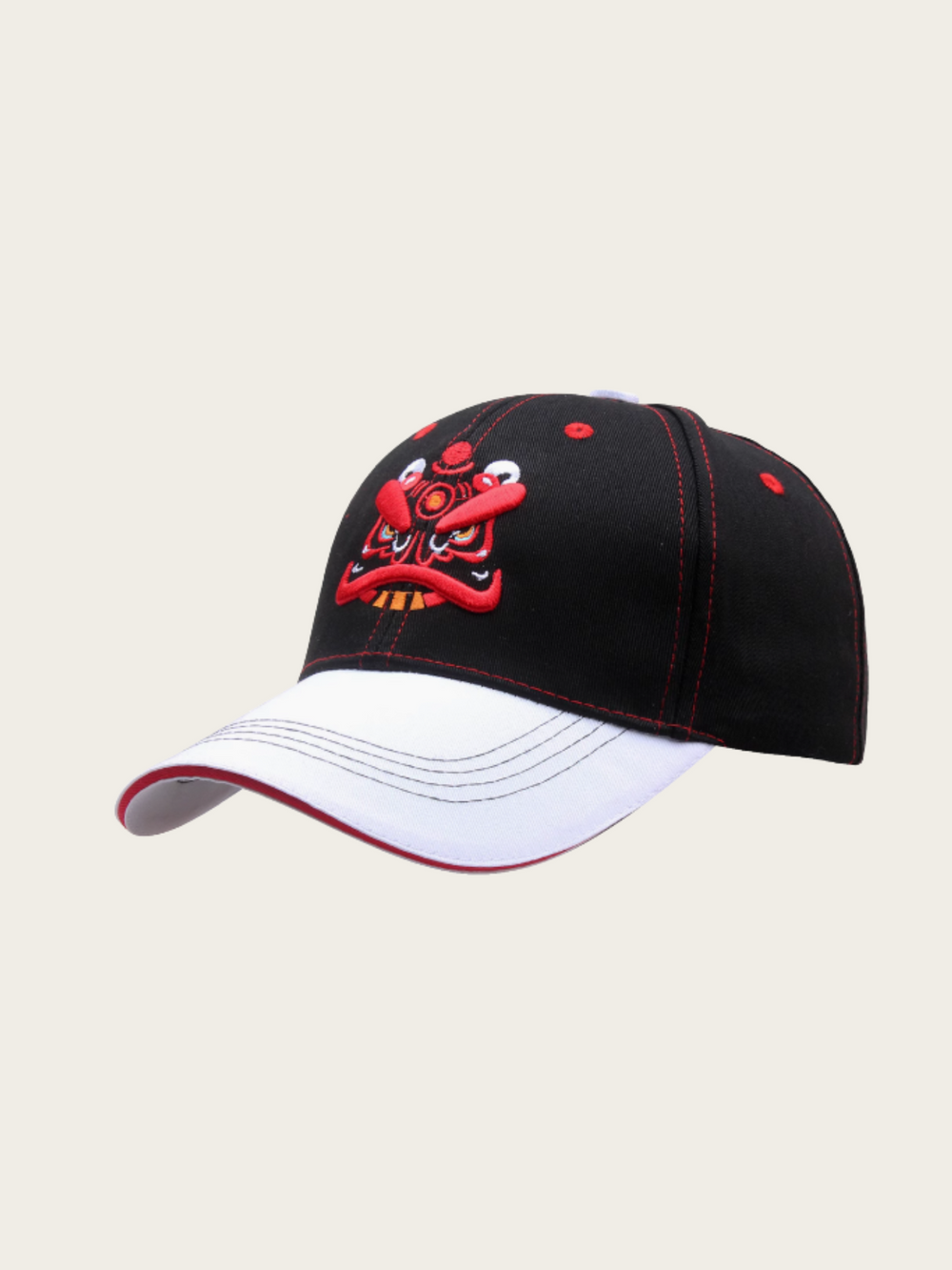Samurai Chaps Red Samurai Japanese Cap – Embroidered | RUEMOOD