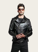 Gold Accent Biker Japanese Jacket