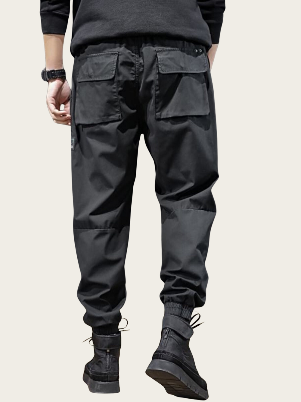 Japanese Casual Cargo Pants – Multi-Pocket Streetwear Joggers for Everyday Comfort