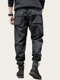 Japanese Casual Cargo Pants – Multi-Pocket Streetwear Joggers for Everyday Comfort