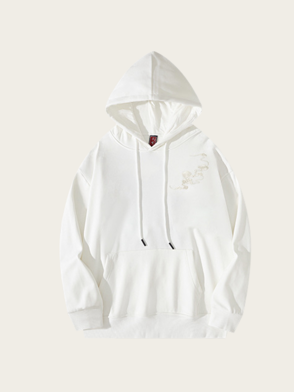 Embroidered Inferno Kirin Japanese Hoodie