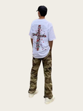 Loose Fit Camo Cargo Pants with Utility Pockets