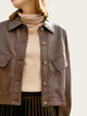 Chic Brown & Black Leather Jackets - Trendy, Oversized & Stylish