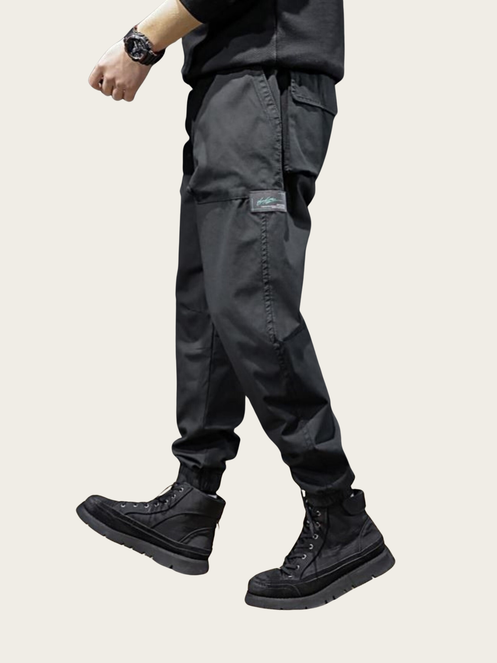 Japanese Casual Cargo Pants – Multi-Pocket Streetwear Joggers for Everyday Comfort