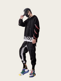 Gothic Drip Layer Style Techwear Japanese Hoodie