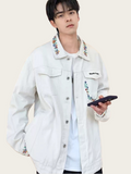 White Floral Jacket