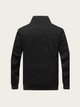Black jacket on a light beige background