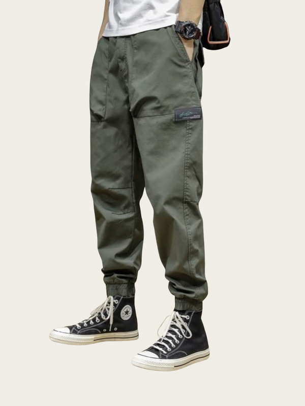 Japanese Casual Cargo Pants – Multi-Pocket Streetwear Joggers for Everyday Comfort