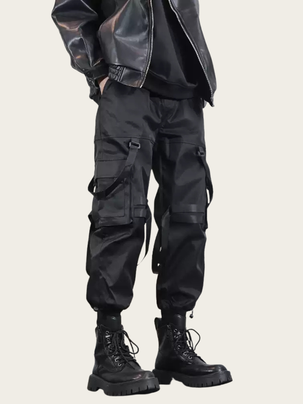 Urban Techwear Tactical Stride Pants – Ankle-Length Fit