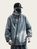 Cipher Asymmetrical Techwear Japanese Hoodie