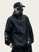 Cipher Asymmetrical Techwear Japanese Hoodie