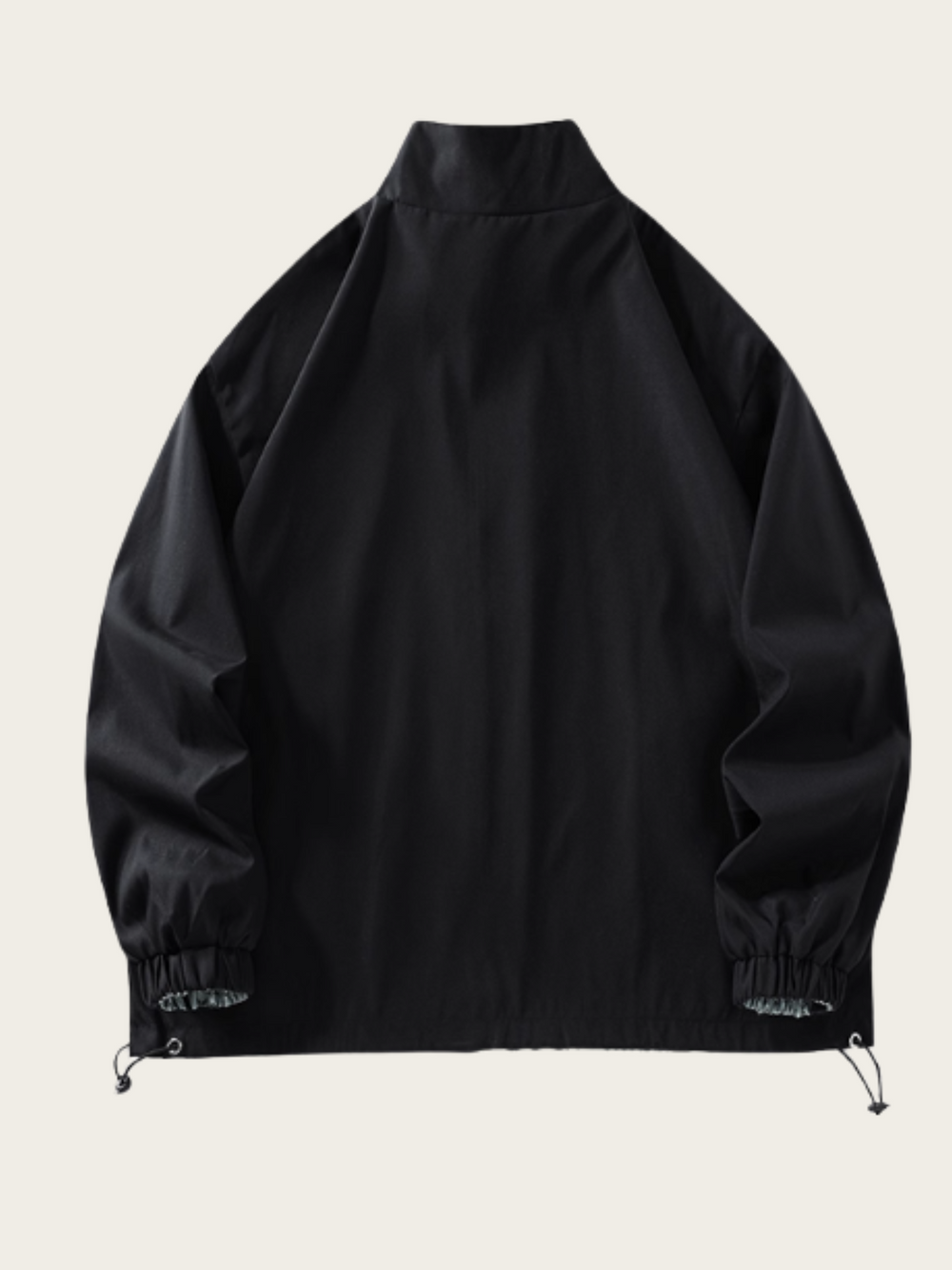 Black jacket on a beige background