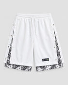 Men's Layered Paisley Snap-Side Shorts, front view, product photo