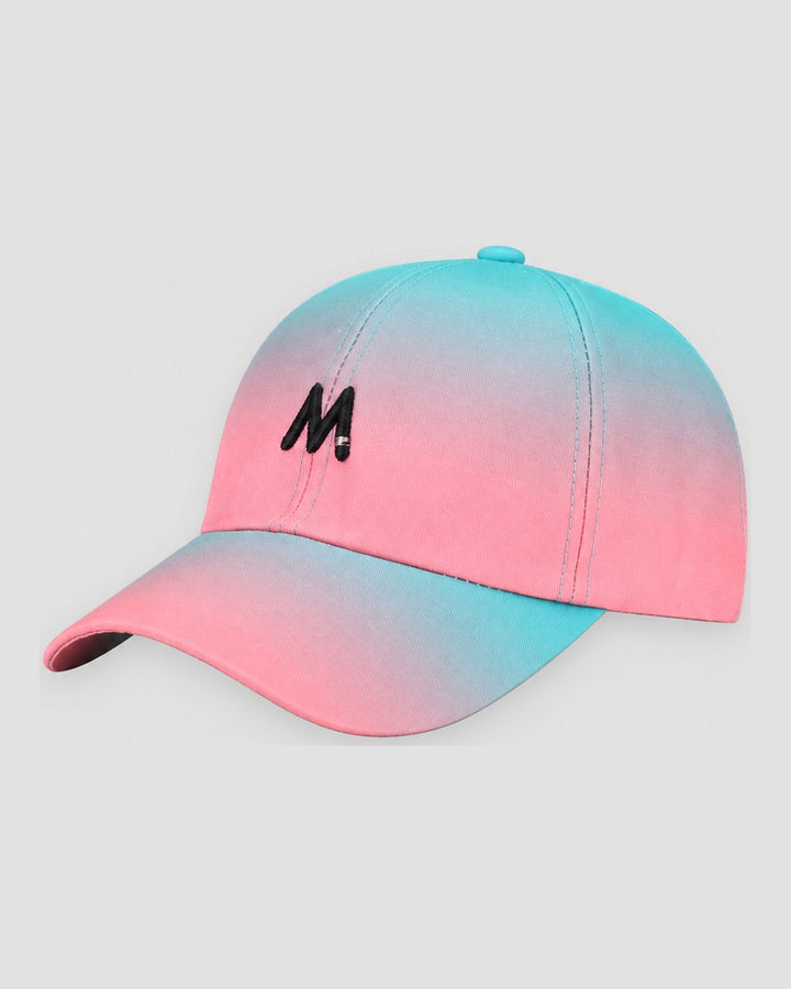 Gradient Baseball Cap with Embroidered Black M