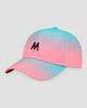 Gradient Baseball Cap with Embroidered Black M, front view, product photo