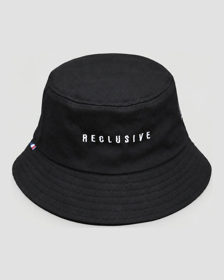 Embroidered Lettering Bucket Hat