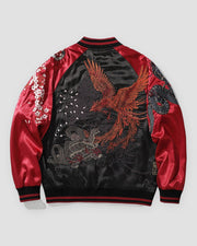Tiger and Dragon Embroidered Sukajan Jacket