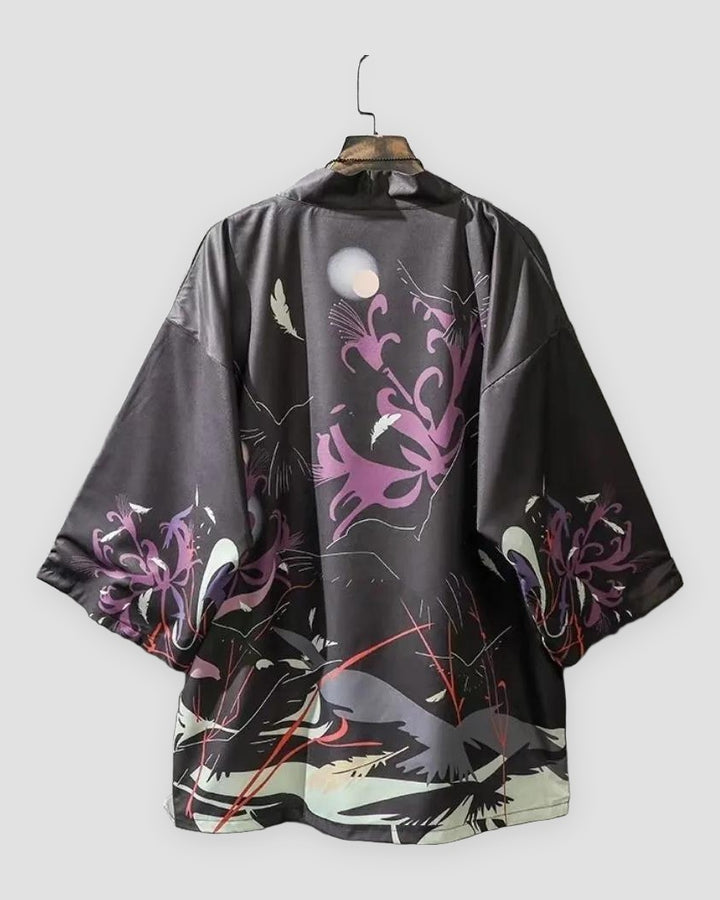 Raven Moonfall Haori Cardigan