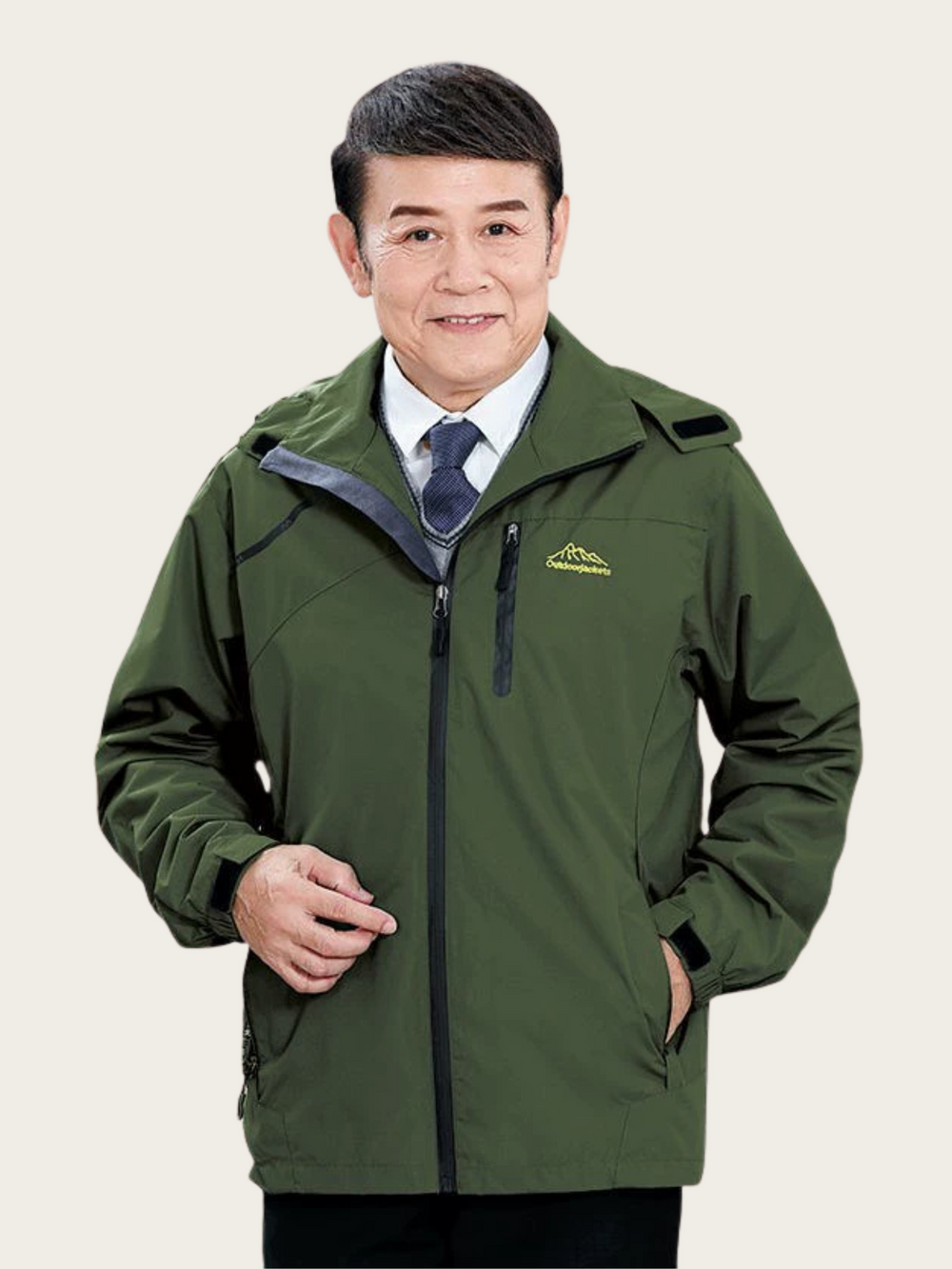 Men's Waterproof Outdoor Hiking & Trekking Jacket with Hood