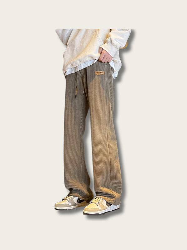 Urban Relax Corduroy Wide-Leg Pants - Medium