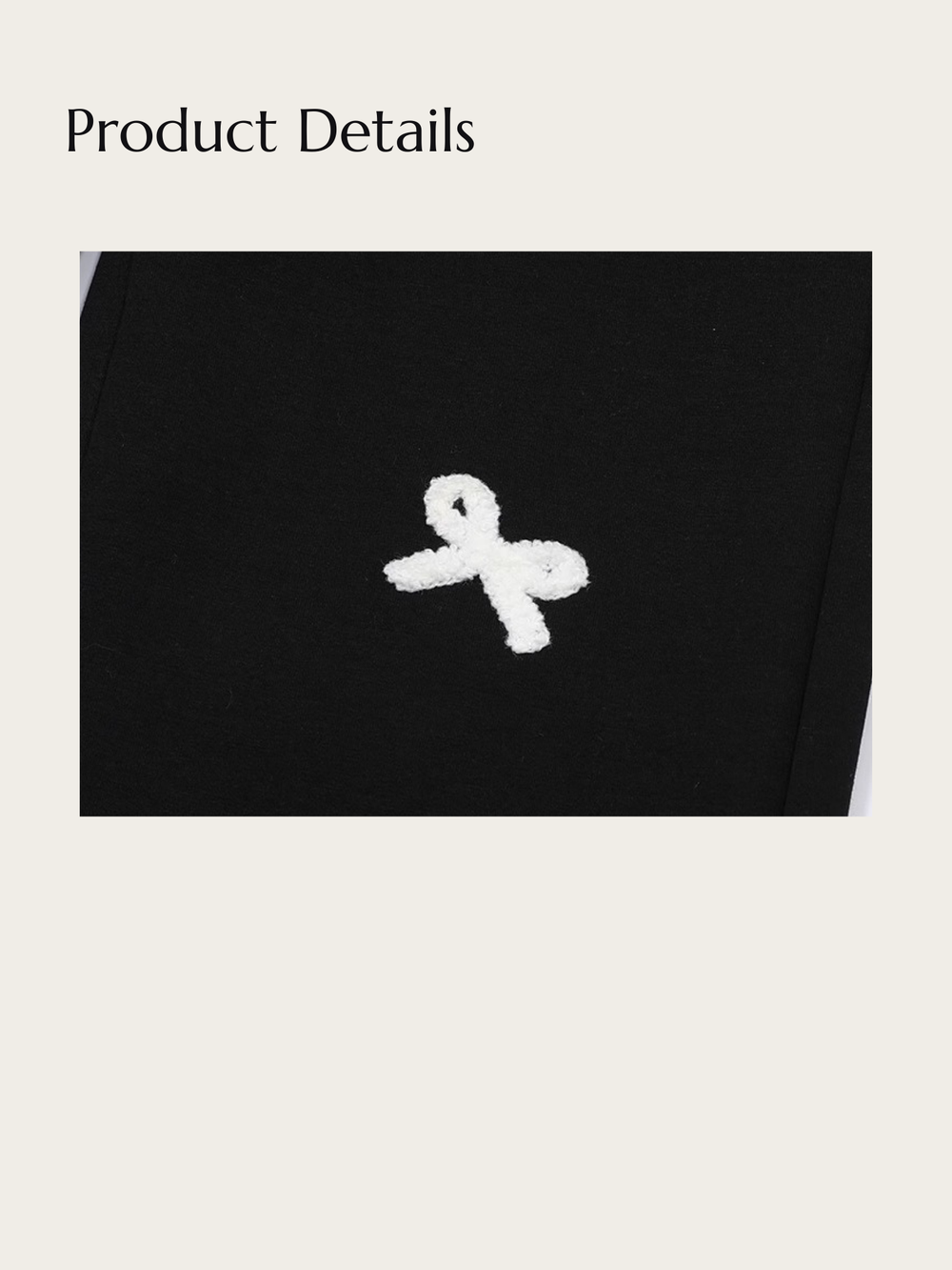 Bow Charm Layered Lounge Pants - Large