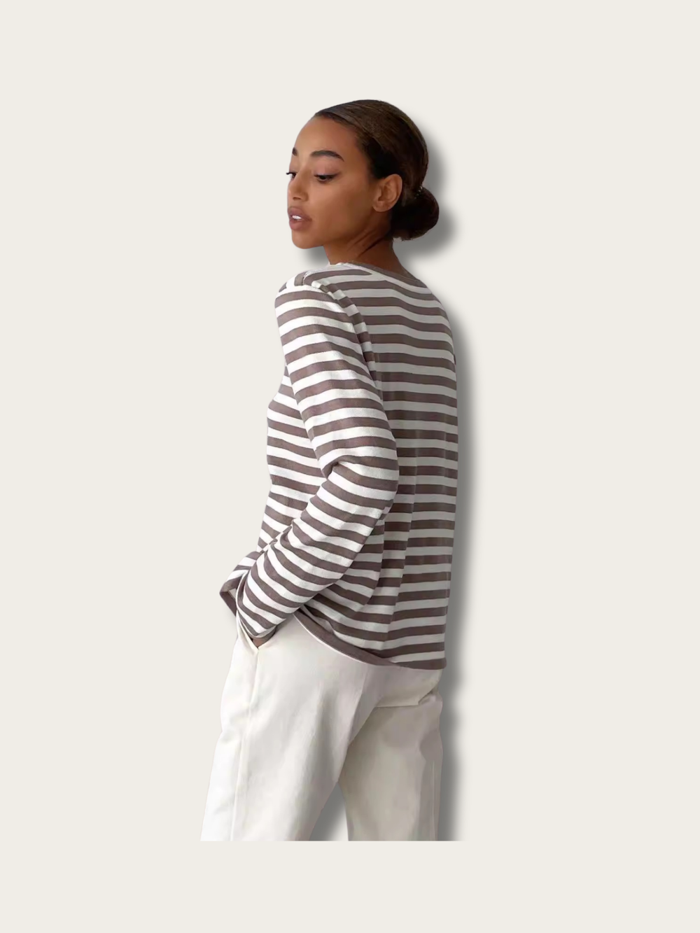 Striped Harmony Sweater - red:Red