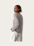 Striped Harmony Sweater - red:Red