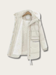 Arctic Elegance Wool Parka Jacket - #000000:Black