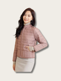 Sleek Insulation Quilted Japanese Jacket - L
