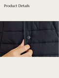 Sleek Insulation Quilted Japanese Jacket - L