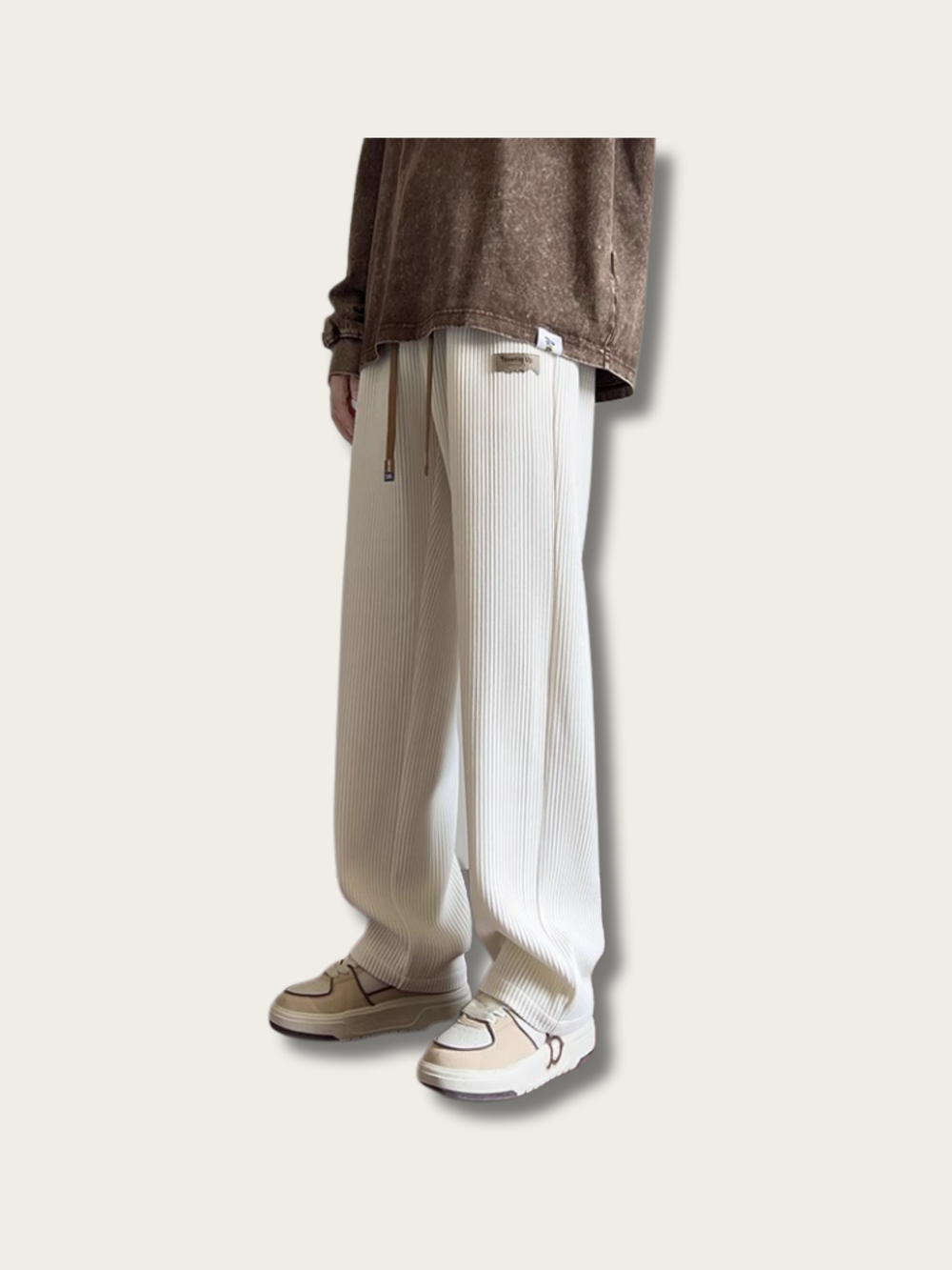 Urban Relax Corduroy Wide-Leg Pants - Large