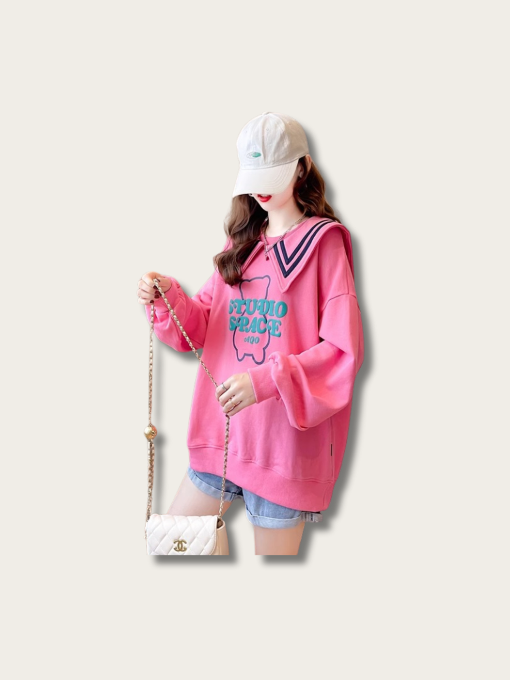 Studio Sailor Graphic Sweater - #ffffff:White