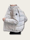 Nordic Shield Quilted Puffer Jacket - L