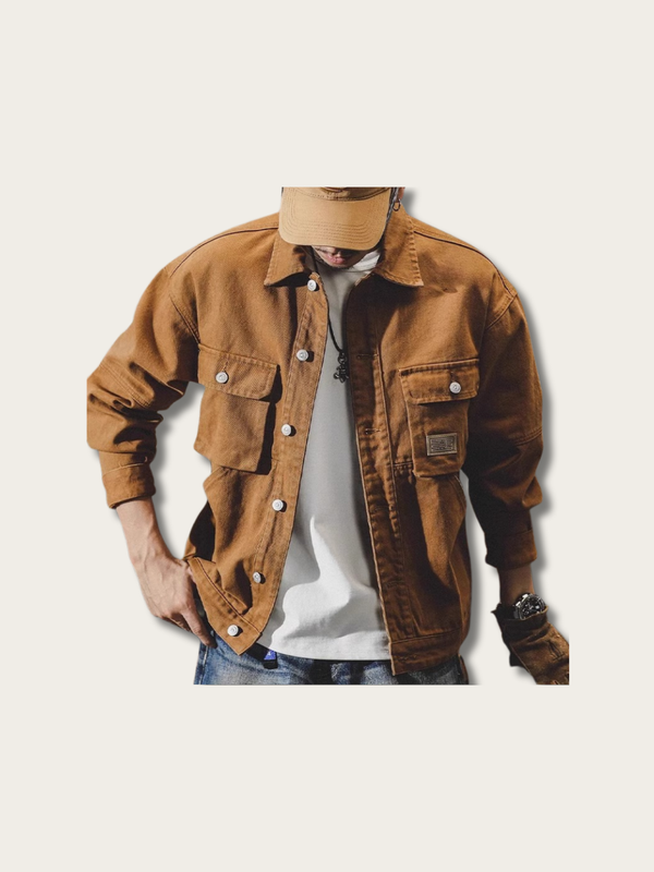 Urban Heritage Canvas Jacket - black:Black