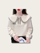 Limited Edition Sailor Zip Sweatshirt - #fffdd0:Cream
