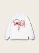 Paws & Whiskers Crewneck Sweatshirt - red:Red