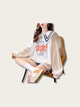 Studio Sailor Graphic Sweater - #ffffff:White